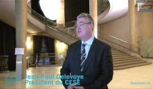 Interview Jean Paul Delevoye, président du CESE, sur l' #expoperret