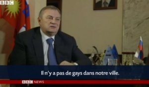 «Il n'y a pas de gays à Sotchi», affirme le maire de la ville
