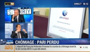 BFM Story: François Hollande a perdu son pari sur l'inversion de la courbe du chômage - 27/01