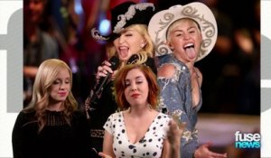 Madonna Joins Miley for MTV Unplugged Performance