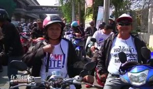 Thaïlande : les pro les et anti-gouvernement manifestent avant les élections