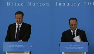 Pour Cameron, Hollande a choisi "la bonne voie" avec son pacte de responsabilité