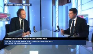 Christian Estrosi, invité de Guillaume Durand avec LCI