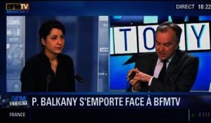 BFM Story: Patrick Balkany: le député et maire sortant UMP de Levallois-Perret s'emporte face à la caméra de BFMTV - 04/02