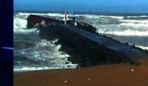 Un cargo fait naufrage à Anglet: un témoin décrit les évènements - 05/02