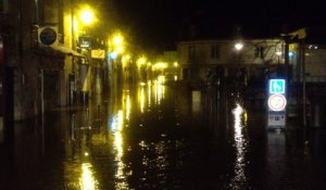 Le centre-ville de Quimper inondé