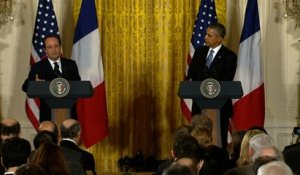 Conférence de presse conjointe de François Hollande et Barack Obama #PRUSA