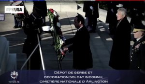 [REPORTAGE] Dépôt de gerbe et décoration du soldat inconnu au Cimetière national d’Arlington #PRUSA