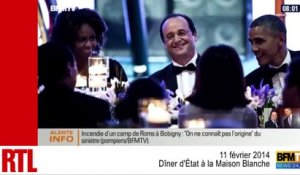 Dîner d'État fastueux à la Maison Blanche pour Hollande