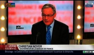 Christian Noyer, gouverneur de la Banque de France, dans Le Grand Journal – 12/02 4/4