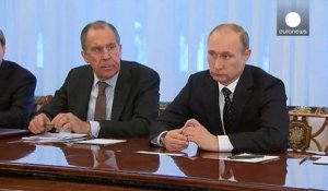 V. Poutine apporte son soutien au maréchal Al-Sissi pour la présidentielle