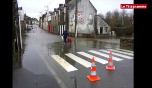 Muzillac (56). Route coupée, maisons inondées : ça déborde !