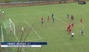 U17 : France-Belgique (2-0 et 3-1), les buts