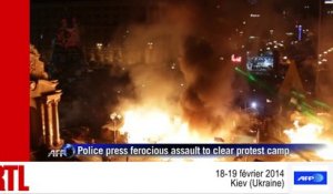VIDÉO - Kiev : affrontements sanglants entre policiers et manifestants