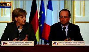 Merkel :"Nous nous demandons pourquoi ça n’avance pas plus vite parfois" - 19/02