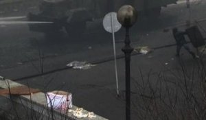 Les images des affrontements jeudi matin à Kiev - 20/02