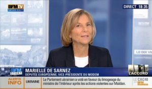 Marielle de Sarnez, invitée de BFM Story sur BFMTV - 210214