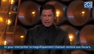 Oscar 2014: John Travolta transforme Idina Menzel en «Adele Dazeem»