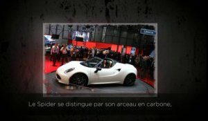 Alfa Romeo 4C Spider en vidéo live au Salon de Genève 2014