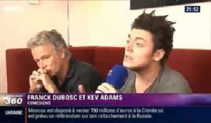 Showbiz: Duo de choc à l'affiche de "Fiston": Franck Dubosc et Kev Adams - 09/03