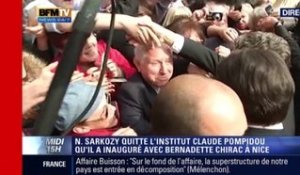 VIDÉO - Nicolas Sarkozy s'offre un bain de foule à Nice