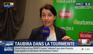  BFM Story: L'affaire des écoutes téléphoniques de Nicolas Sarkozy: "il faut arrêter de mettre en cause Christiane Taubira", Cécile Duflot - 13/03