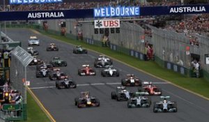 Classements du Grand Prix F1 d'Australie 2014 - Infographie