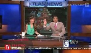 Tremblement de terre en Californie : moment de panique pour un présentateur de JT en direct