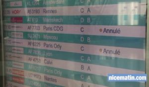 Grèves: trafic aérien perturbé à l'aéroport de Nice Côte d'Azur