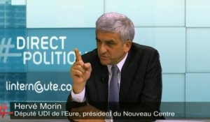 #DirectPolitique. Hervé Morin l'invité de mardi 18 mars