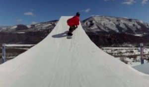 Le premier Double Half-pipe pour snowboard! Enorme...