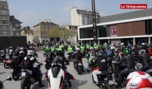 Rennes. 1.500 motards manifestent contre la limitation à 80 km/h