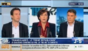 Olivier Faure et Guillaume Peltier: le face à face de Ruth Elkrief - 25/03