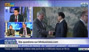 Xi Jinping en France: du "gagnant-gagnant" vraiment ?, dans Les Décodeurs de l'éco - 25/03 2/5