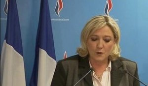 Marine Le Pen: "le FN RDM est au centre du jeu" - 30/03