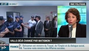 RMC Politique: Première interview du Premier ministre: Manuel Valls déjà changé par Matignon ? - 03/04