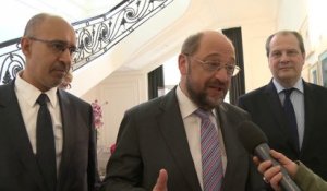 Rencontre entre Harlem Désir et Martin Schulz le 4 avril