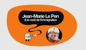 Jean-Marie Le Pen & le coût de l'immigration - DESINTOX - 8/04/2014