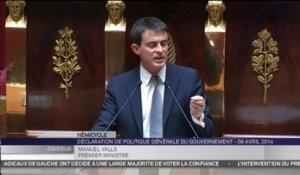 Le discours de politique générale de Manuel Valls en 5 minutes