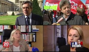 Fillon, Le Pen, Pompili réagissent au discours de Valls, de la "bouillie" pour Mélenchon
