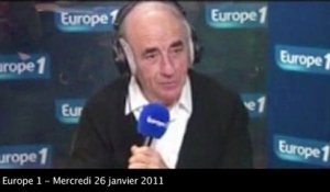 Jean-Pierre Elkabbach sur Europe 1 - 26 janvier 2011