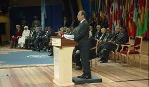 François Hollande a été recompensé à l'Unesco