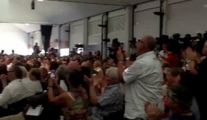 Standing ovation pour Ségolène Royal à l'université dété du PS