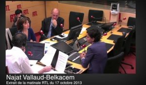 Najat Vallaud-Belkacem condamne les insultes contre Marion Maréchal-Le Pen