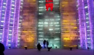 Chine: -27 degrès au festival international de sculptures de glace