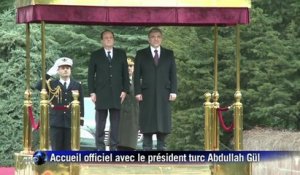 François Hollande est arrivé en Turquie