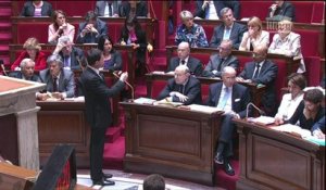 Devant l'Assemblée, Manuel Valls défend fermement Harlem Désir