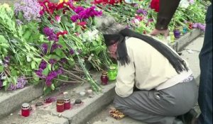 Ukraine: larmes et colère dans les cendres à Odessa
