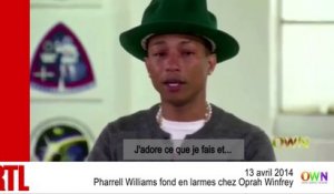 VIDÉO - Pharrell Williams en larmes chez Oprah Winfrey