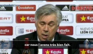 Copa del Rey : la grande satisfaction de Carlo Ancelotti